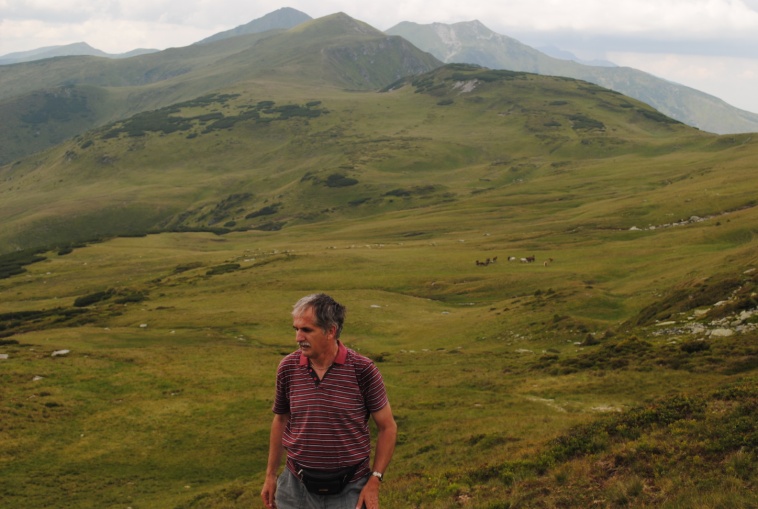 A szerző a Radnai-havasokban